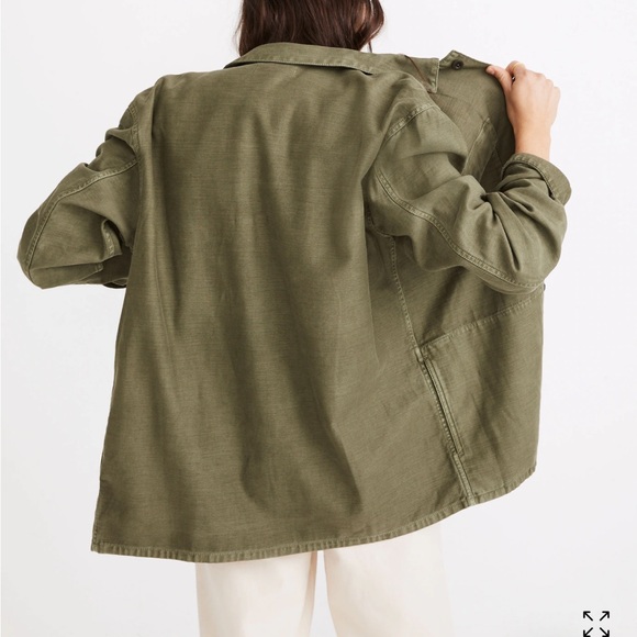 Madewell Military Shirt Jacket Size XS - Picture 4 of 7